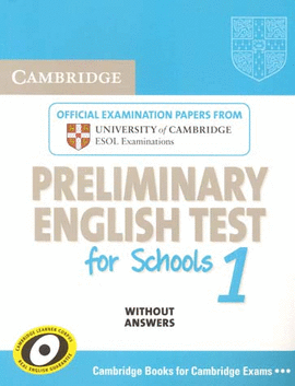 PREMILINARY ENGLISH TEST FOR SCHOOLS 1 WITHOUT ANSWER