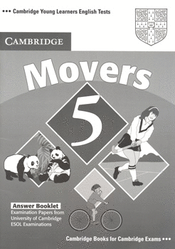 CAMBRIDGE YOUNG LEARNERS ENGLISH TEST MOVERS 5 ANSWER BOOK