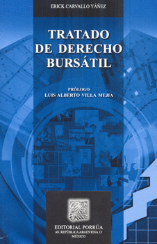TRATADO DE DERECHO BURSÁTIL