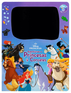 LIBRO INFANTIL CON PIZARRON ELECTRONICO: DISNEY AVENTURAS DE PRINCESAS Y CORCELES