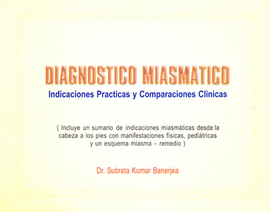 DIAGNOSTICO MIASMATICO INDICACIONES PRACTICAS