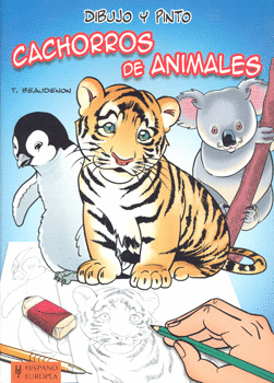DIBUJO Y PINTO CACHORROS DE ANIMALES