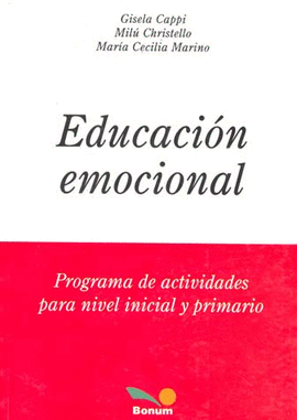 EDUCACION EMOCIONAL PROGRAMA DE ACTIVIDADES PARA NIVEL