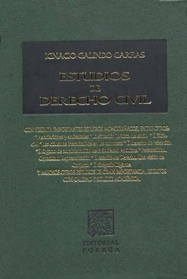 ESTUDIOS DE DERECHO CIVIL